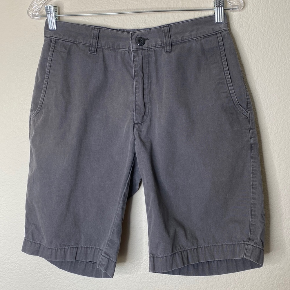 Patagonia shorts boys men’s Sz 28 grey organic cotton